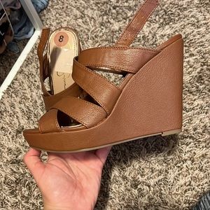Jessica Simpson wedge heels